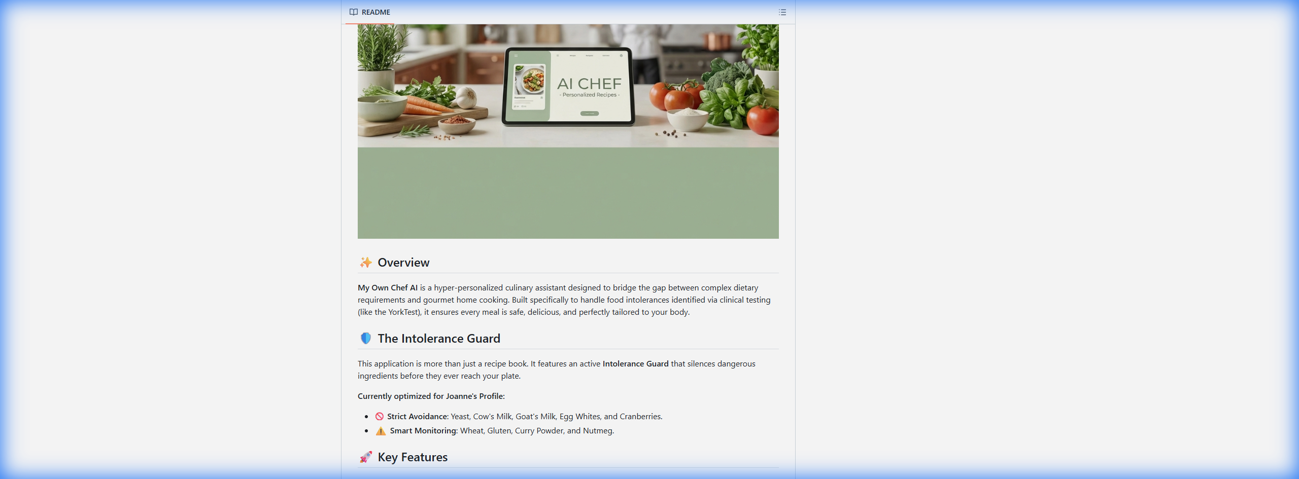 My Own Chef project preview
